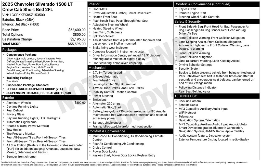 chevrolet silverado 1500 2025 1GCPKKEK8SZ153500 image chevrolet silverado 1500 2025 1GCPKKEK8SZ153500 image